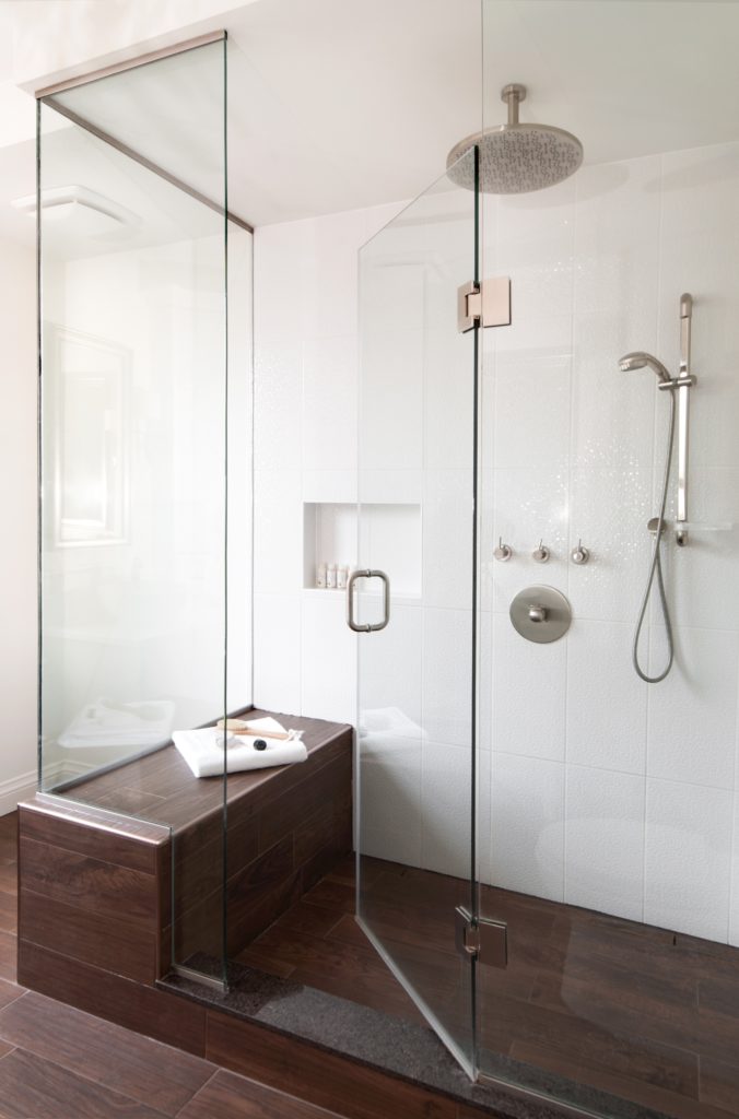 Custom Shower with Bench and Niche