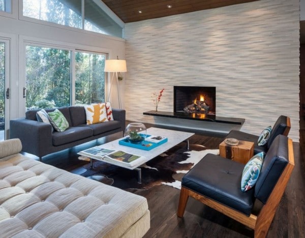 Mid Century Modern Living room by Christie Architecture