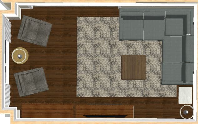 Area Rug Shown in a Better Size -8x10